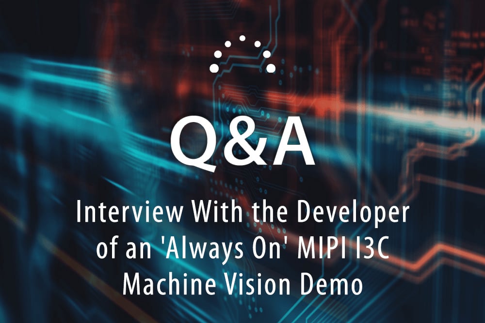 MIPI I3C Machine Vision Demo
